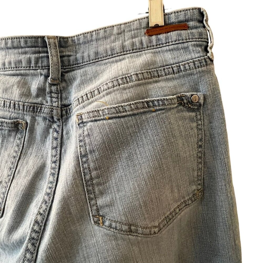 Anthropologie Pilcro and the Letterpress Jeans Womens 29 Blue Fit Hyphen Fringe - Picture 7 of 14
